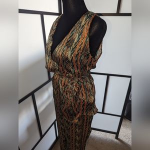 Zara Printed Wrap Tank